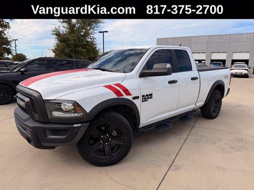 Bright White Clearcoat 2021 RAM 1500 Classic Warlock Quad Cab 4x4 6'4' Box