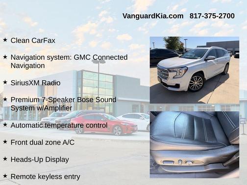 White Frost Tricoat 2023 GMC Terrain Denali
