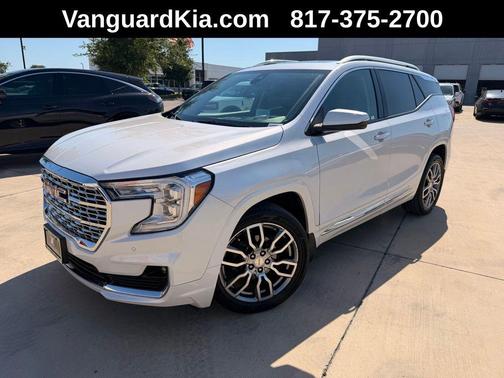 White Frost Tricoat 2023 GMC Terrain Denali