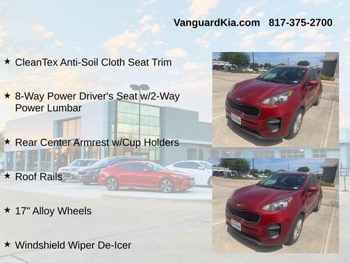 Hyper Red 2017 Kia Sportage LX
