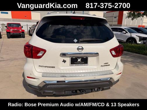 Pearl White 2017 Nissan Pathfinder Platinum