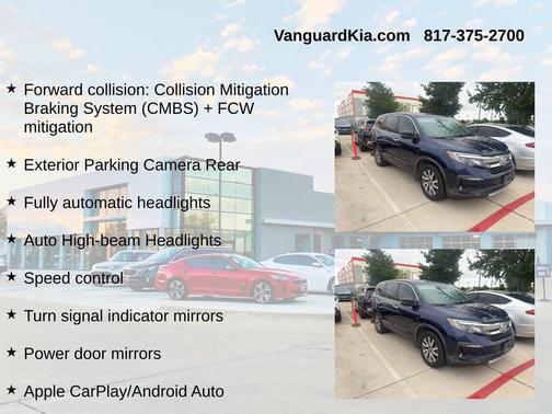 Blue 2019 Honda Pilot EX