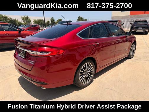 Ruby Red 2017 Ford Fusion Hybrid Titanium