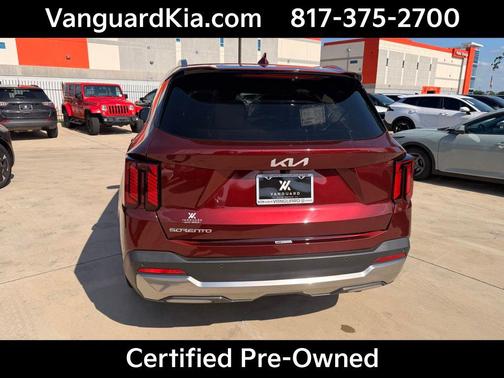 Dawning Red 2024 Kia Sorento SX