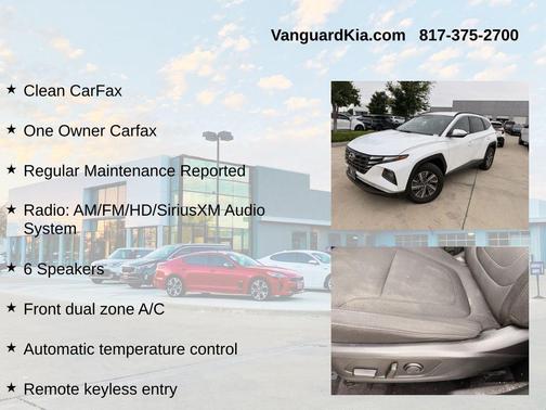 Serenity White Pearl 2023 Hyundai TUCSON Hybrid Blue