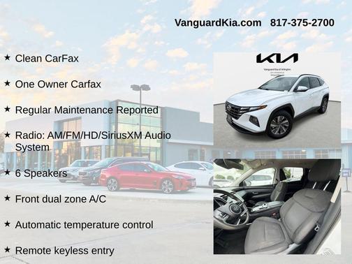 Serenity White Pearl 2023 Hyundai TUCSON Hybrid Blue
