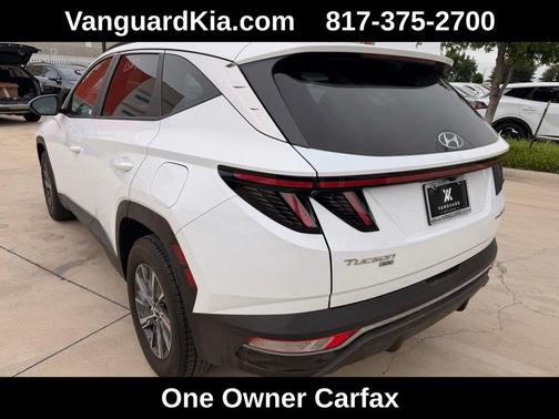 Serenity White Pearl 2023 Hyundai TUCSON Hybrid Blue