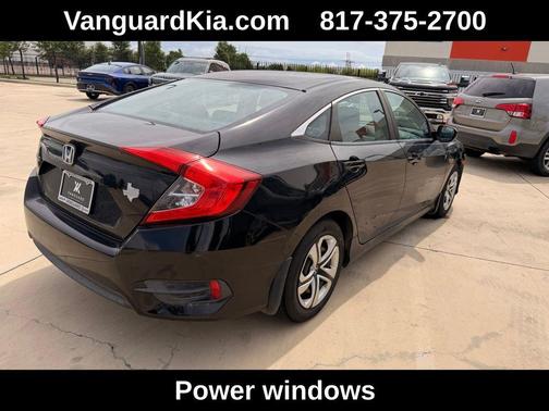 Black 2017 Honda Civic LX