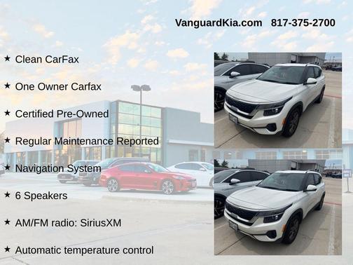 Snow White Pearl 2022 Kia Seltos S