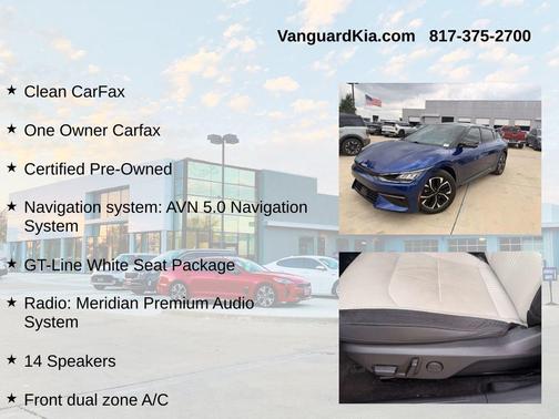 Yacht Blue 2024 Kia EV6 GT-Line