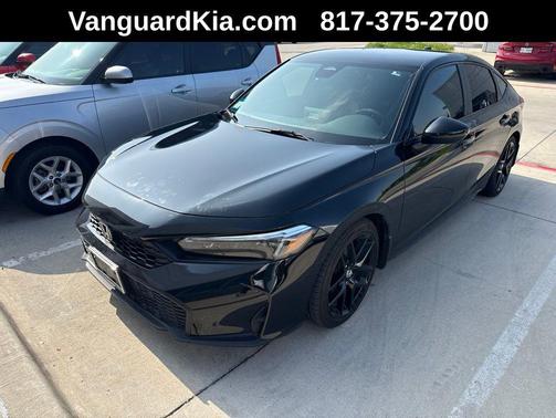 Crystal Black Pearl 2025 Honda Civic Sport