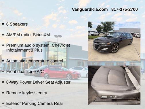 Mosaic Black Metallic 2022 Chevrolet Malibu FWD LT