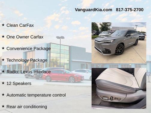 Incognito 2024 Lexus TX 500h F SPORT Premium