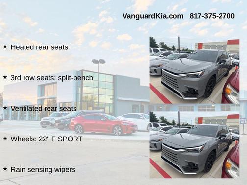 Incognito 2024 Lexus TX 500h F SPORT Premium