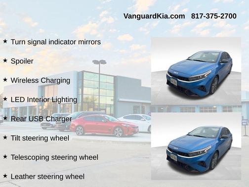 Sporty Blue 2024 Kia Forte GT-Line