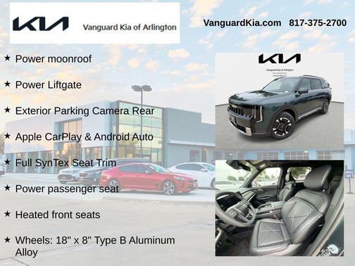 Black Jade Green 2027 Kia Telluride Hybrid EX