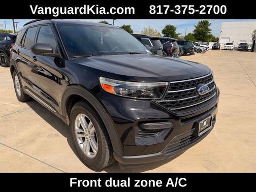 AGATE BLACK METALLIC 2020 Ford Explorer XLT