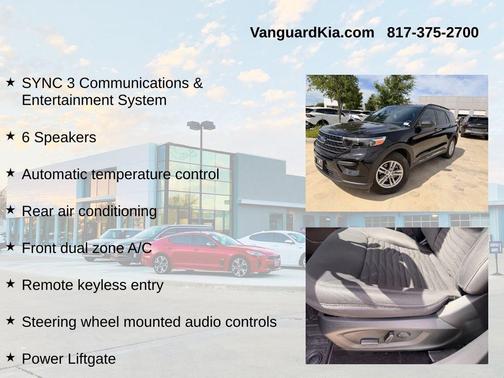 AGATE BLACK METALLIC 2020 Ford Explorer XLT