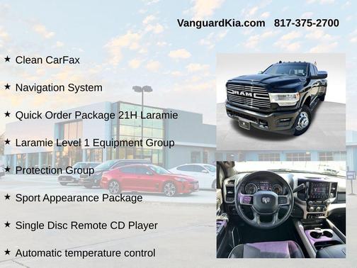 2019 RAM 3500 Laramie Crew Cab 4x4 8' Box