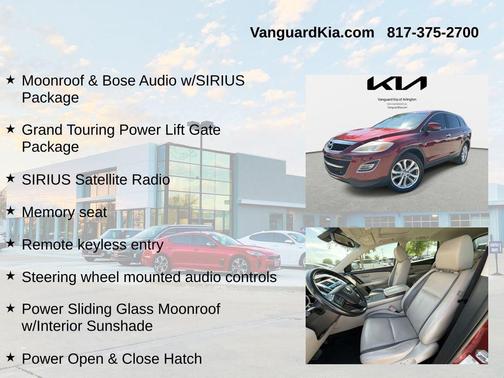 Copper Red Mica 2012 Mazda CX-9 Grand Touring