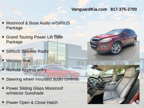 Copper Red Mica 2012 Mazda CX-9 Grand Touring