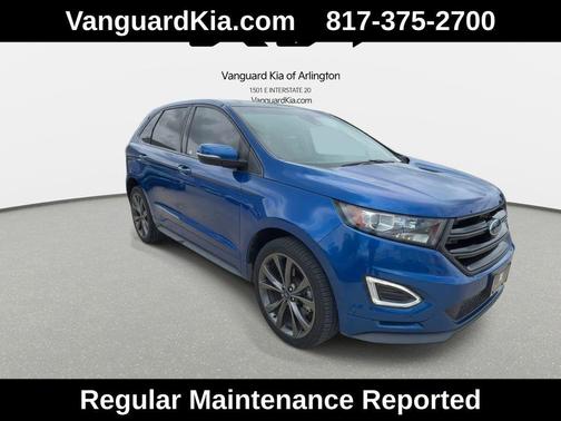 LIGHTNING BLUE METALLIC 2018 Ford Edge Sport