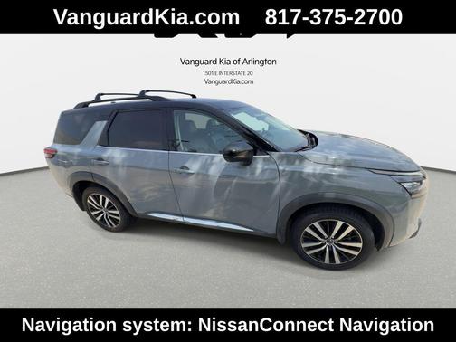 Solid Gray/Super Black 2023 Nissan Pathfinder Platinum 4WD