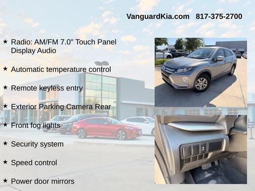 Mercury Gray Metallic 2019 Mitsubishi Eclipse Cross ES