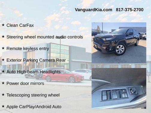 Midnight Black Metallic 2022 Toyota RAV4 LE