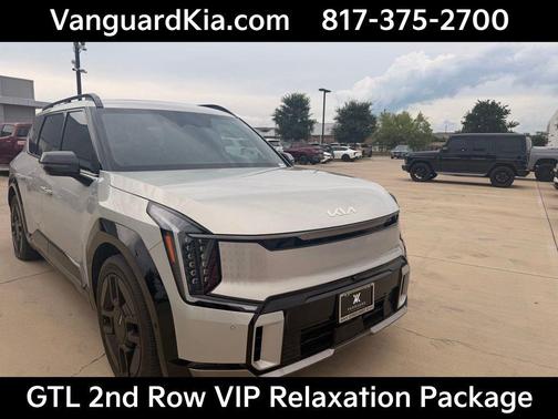 Ivory Silver 2024 Kia EV9 GT-Line