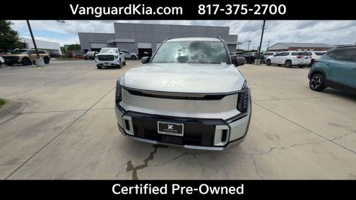 Ivory Silver 2024 Kia EV9 GT-Line