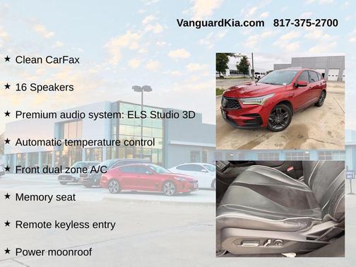 Performance Red Pearl 2019 Acura RDX A-Spec