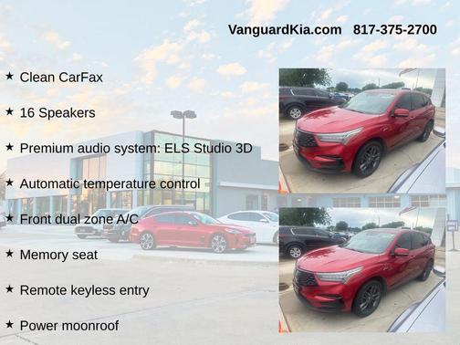 Performance Red Pearl 2019 Acura RDX A-Spec