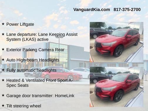 Performance Red Pearl 2019 Acura RDX A-Spec