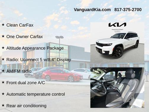 Bright White Clearcoat 2022 Jeep Grand Cherokee L Altitude