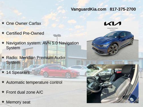 Yacht Blue 2023 Kia EV6 Wind