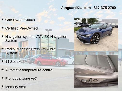 Yacht Blue 2023 Kia EV6 Wind