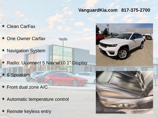 Bright White Clearcoat 2023 Jeep Grand Cherokee Limited
