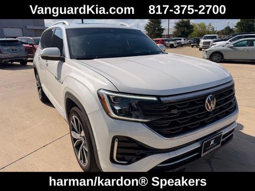 Opal White Pearl 2024 Volkswagen Atlas 2.0T SEL Premium R-Line 4MOTION
