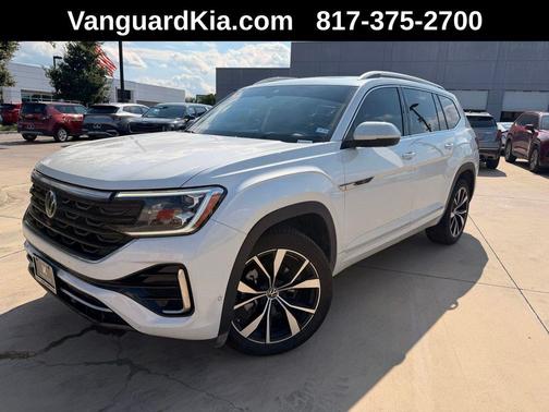 Opal White Pearl 2024 Volkswagen Atlas 2.0T SEL Premium R-Line 4MOTION