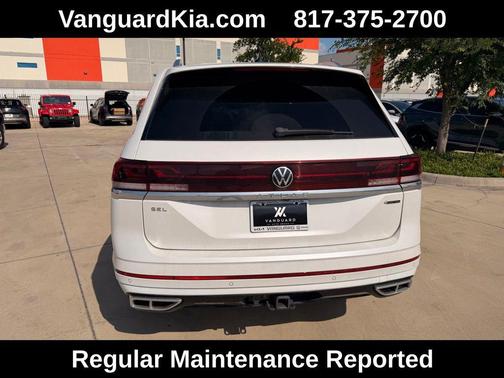 Opal White Pearl 2024 Volkswagen Atlas 2.0T SEL Premium R-Line 4MOTION