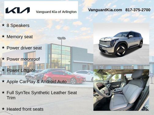 Ivory Silver 2026 Kia EV9 Wind