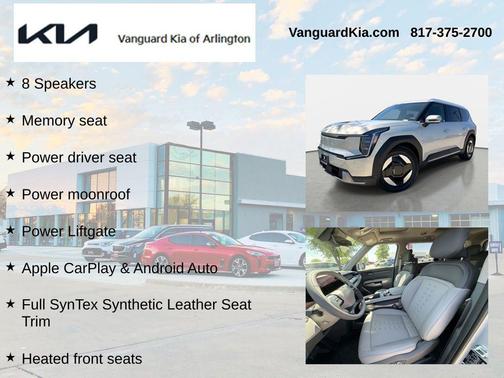 Ivory Silver 2026 Kia EV9 Wind