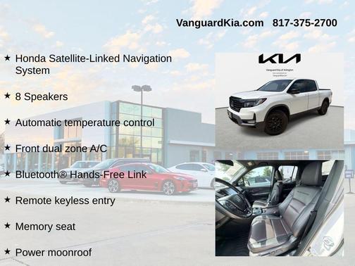 Platinum White Pearl 2021 Honda Ridgeline Black