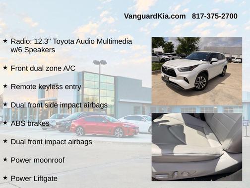 Wind Chill Pearl 2023 Toyota Highlander XLE