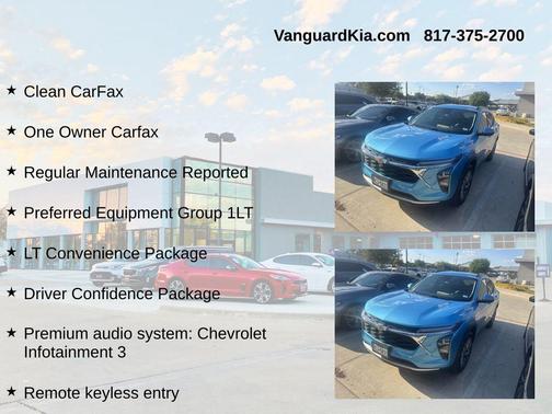 Marina Blue Metallic 2026 Chevrolet Trax LT