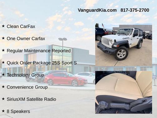 Bright White Clearcoat 2023 Jeep Wrangler Sport S