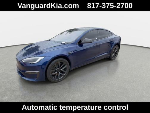Deep Blue Metallic 2022 Tesla Model S Plaid