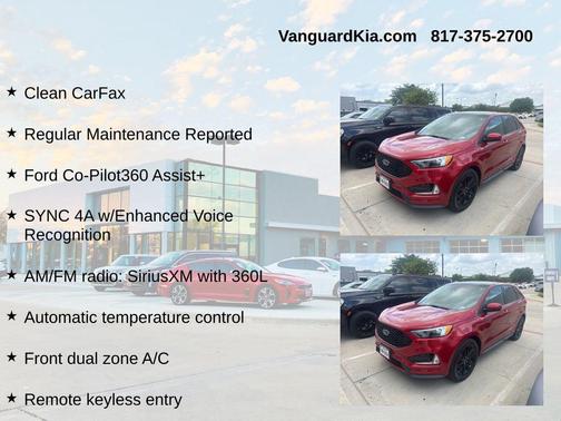 RAPID RED TINTED CC 2022 Ford Edge ST Line