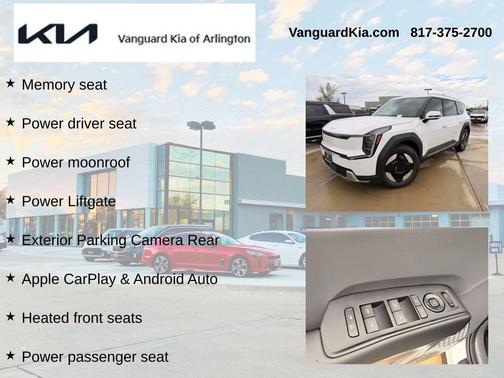 Glacial White Pearl 2026 Kia EV9 Wind